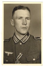 Foto/Portrait Wehrmacht Feldwebel mit Eisernem Kreuz 2kl; Hamburg Rahlstedt