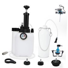 Brake Bleeder Pressure Pump kit,3L Brake Fluid Bleeder Kit with 1L Waste