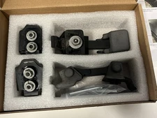 Black Hood Latch & Catch Bracket Pair Set Kit Jeep Wrangler 2016 Used