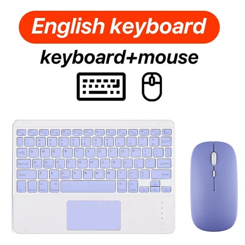 Bluetooth Keyboard with Touchpad Mouse For Amazon Fire HD 10/10 Plus 2023 2021 - Picture 21 of 48