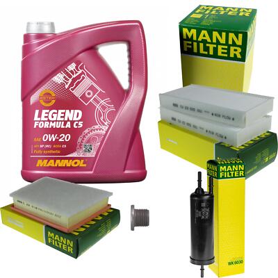 MANN Inspektionspaket 5 L MANNOL Legend Formula C5 0W-20 für MINI Mini Cooper