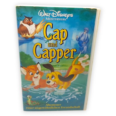 Cap und Capper VHS Kassette Walt Disney Meisterwerk Abenteuer Zeichentrick Film
