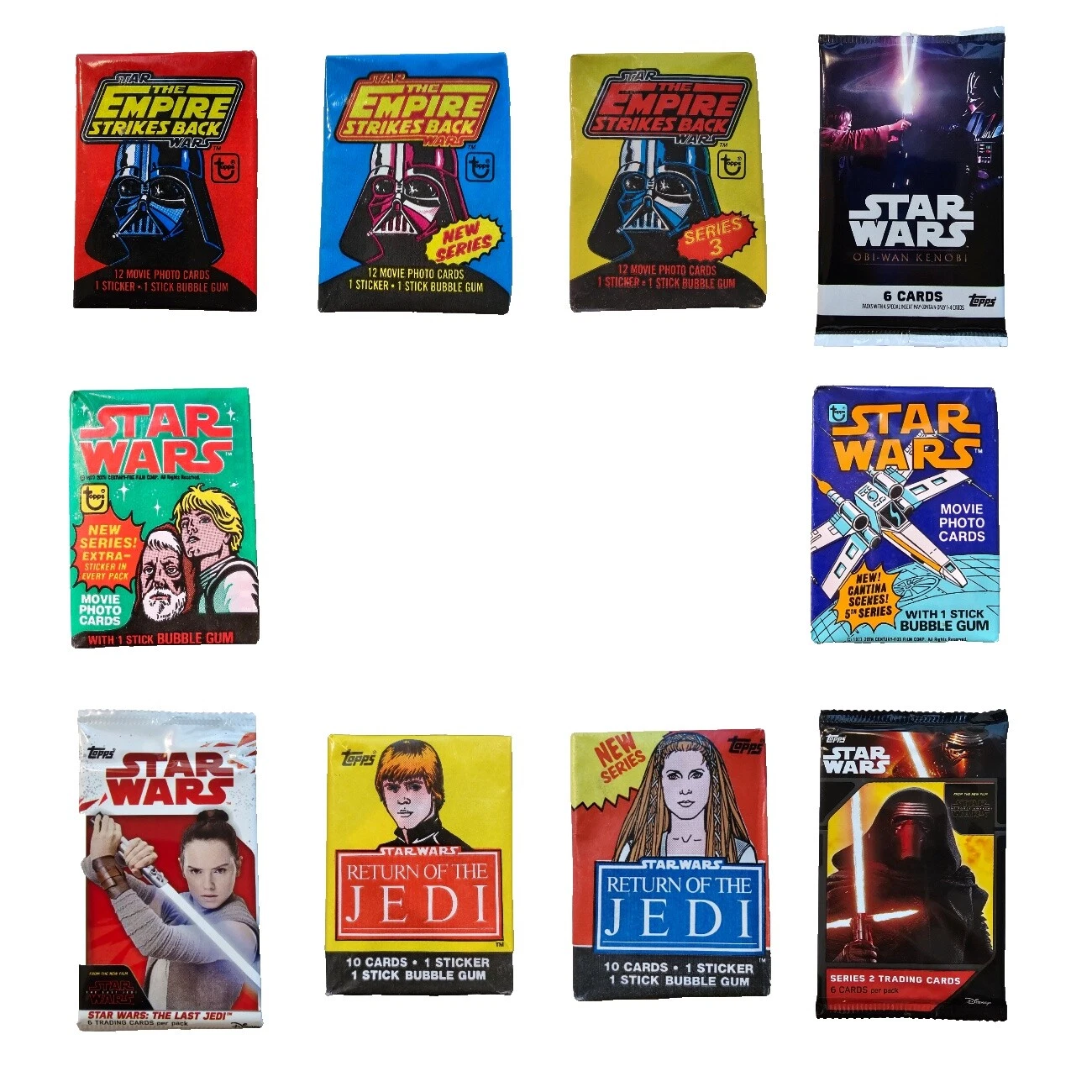 Star Wars Fantasy Sealed Non-Sport Trading Card Packs