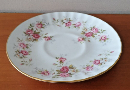 Duchess Bone China Saucer - "June Bouquet" design, Made in England