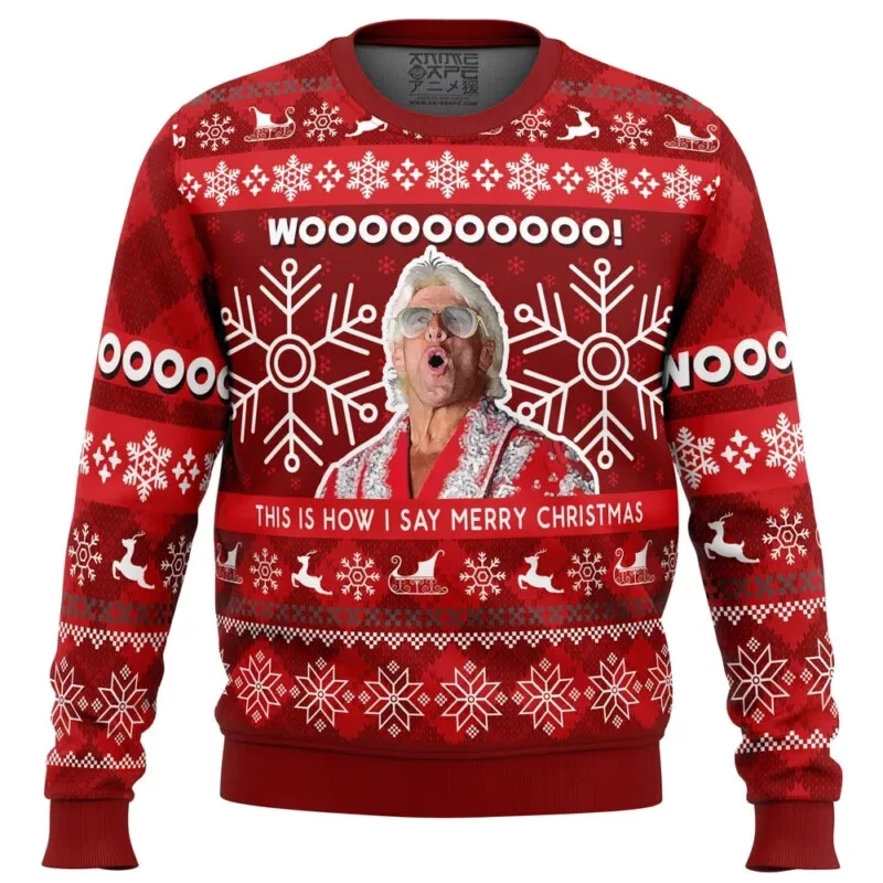 Pro wrestling hotsell ugly christmas sweater