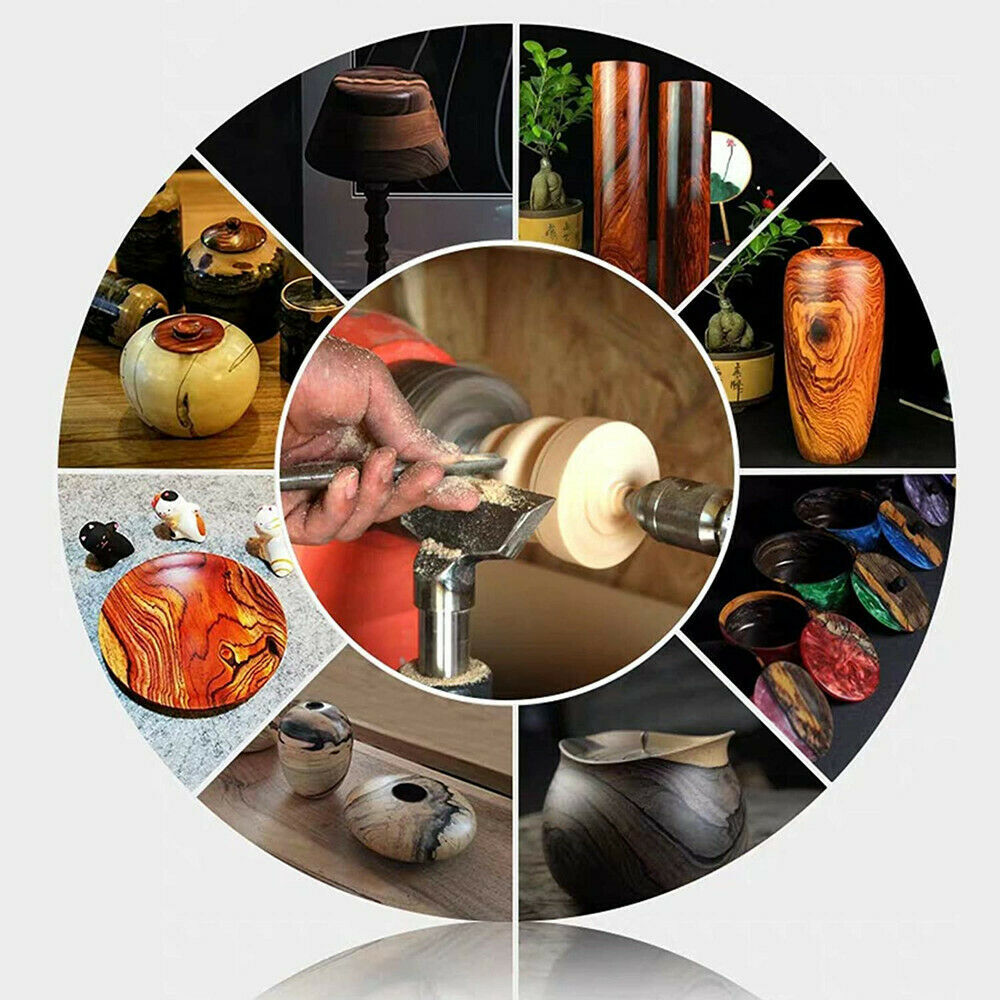 8PCS Carbide Wood Turning Tools Set Woodturning Tool Rougher Turning