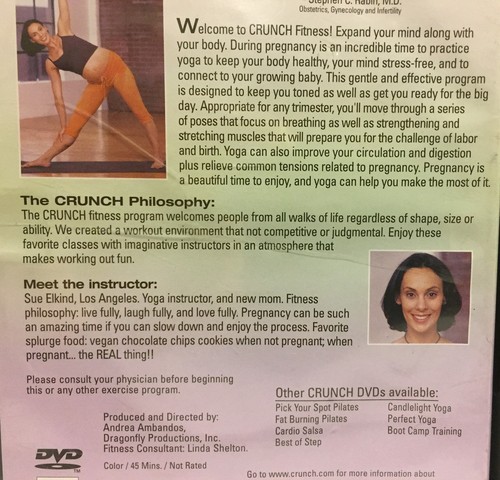 4 prenatal pregnancy workout exercise fitness DVD lot Lindsay Brin set yoga mama - Foto 6 di 7