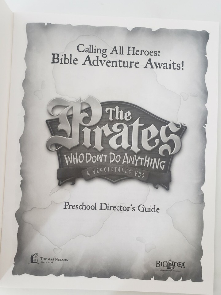 The Pirates Who Don't Do Anything A VeggieTales Vbs Preschool Director ...