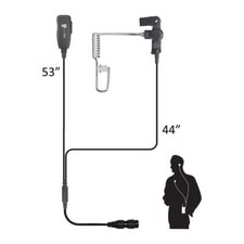 codeRED - Investigator QD Two-Wire Patrol Kit Microphone | M7 Connector