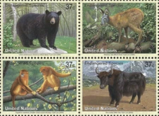 UN New York #Mi946-Mi949 MNH 2004 Endangered Species XII [858-861]