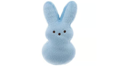 Peeps 9'' Shaggy Bunny Plush Blue Stuffed Animal ~ Soft! Cuddly! NEW with Tag