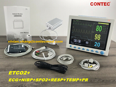 Kapnograph CO2 Vital Signs Patientenmonitor Multiparameter CMS8000 CONTEC, CE