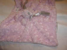 Blankets  Beyond Pink Grey Swirls Bunny Lovey Security Blanket Pacifier Holder