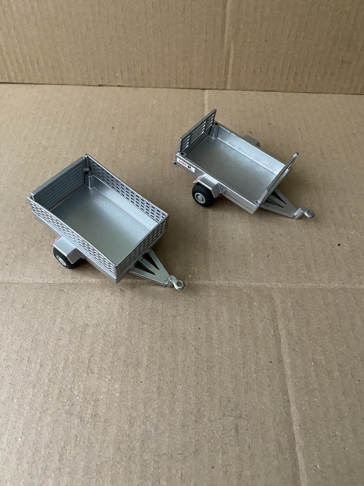 Britains Farm Quad Bike Trailers , X2 Different Designs In 132 Scale