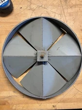 Damper HVAC Hart & Cooley metal round damper gray 14" x 2 "