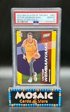 2023 Panini Player Of The Day PSA 10 Victor Wembanyama /10 Gold Rising Stars RC