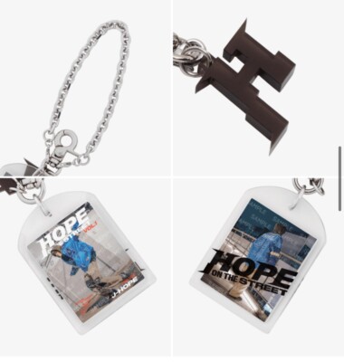 J-HOPE HOPE ON THE STREET ネームタグキーホルダー NEW BTS J-HOPE HOPE ON THE STREET VER 1 PRELUDE KEYRING KEYCHAIN