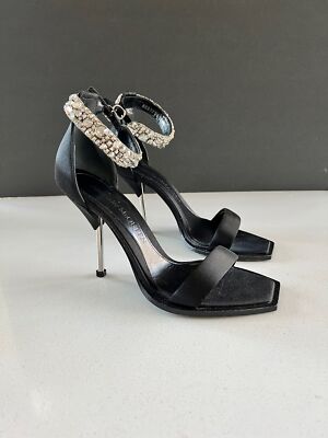 サンダル・ミュール Alexander Mcqueen MIRROR POINTED OPEN BACK SANDALS Alexander McQueen Mirror Pointed Open Back Sandals | italist