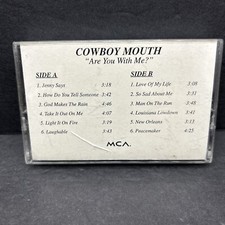 COWBOY MOUTH “ARE YOU WITH ME?” MCA RECORDS DEMO/PROMO CASSETTE COUNTRY ROCK COWBOY MOUTH “ARE YOU WITH ME?” MCA RECORDS DEMO/PROMO CASSETTE COUNTRY ROCK