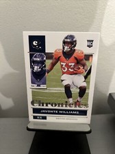 Javonte Williams 2021 Chronicles #31 Rookie RC