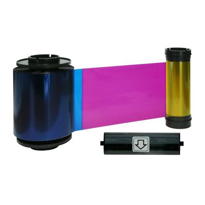 IDP 659111 YMCKO Color Ribbon - 500 Prints, Compatible with Smart-70 ID Printer