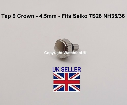 Tap 9 Steel Watch Crown