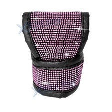 Pink Rhinestone Cute Interior Decoration Bling Car Accessories For Women Girls