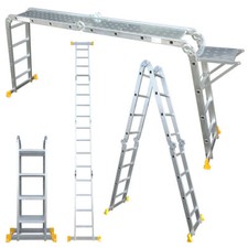Abbey Aluminium Multi-purpose Ladders 3.4m & 4.4m