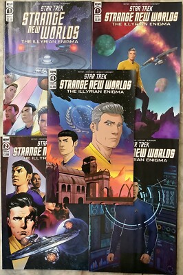 Star Trek Strange New Worlds: The Illyrian Enigma 1A,B, 2B, 4A IDW 2022/23 1st