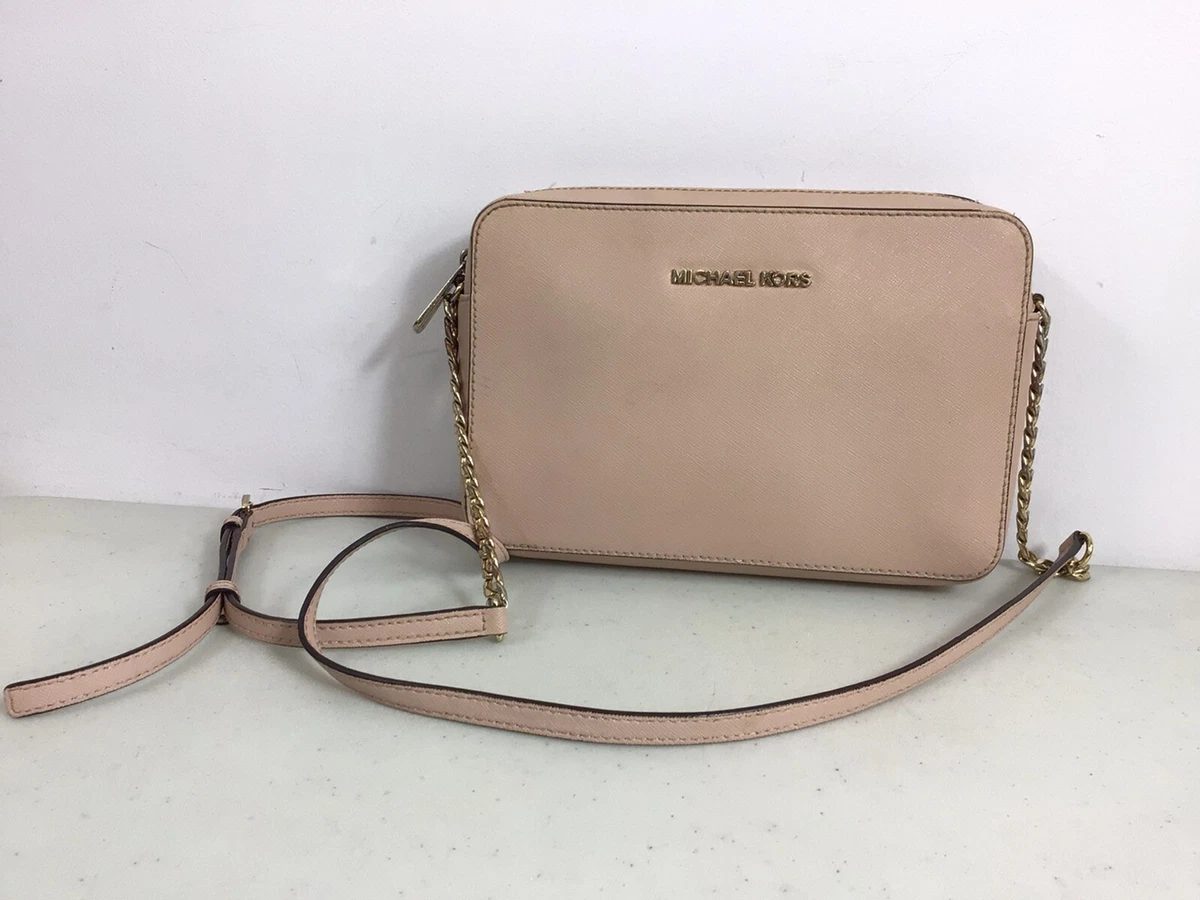 Michael Kors Jet Set Leather Crossbody Bag