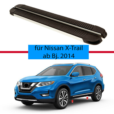 Alu Trittbretter Schweller Flankenschuz für Nissan X-Trail ab Bj. 2014