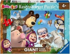 x Puzzle Gigante Masha E Orso 24 Pezzi Gioco Bambino Ravensburger dfh