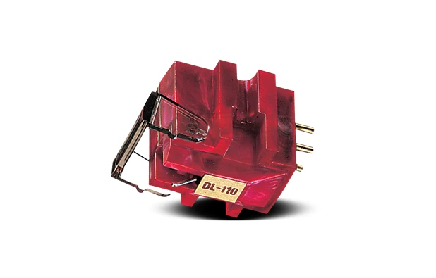 Cartucho tipo DENON DL-110 MC cartucho bobina móvil de alto rendimiento rojo nuevo Foto 3 de 4