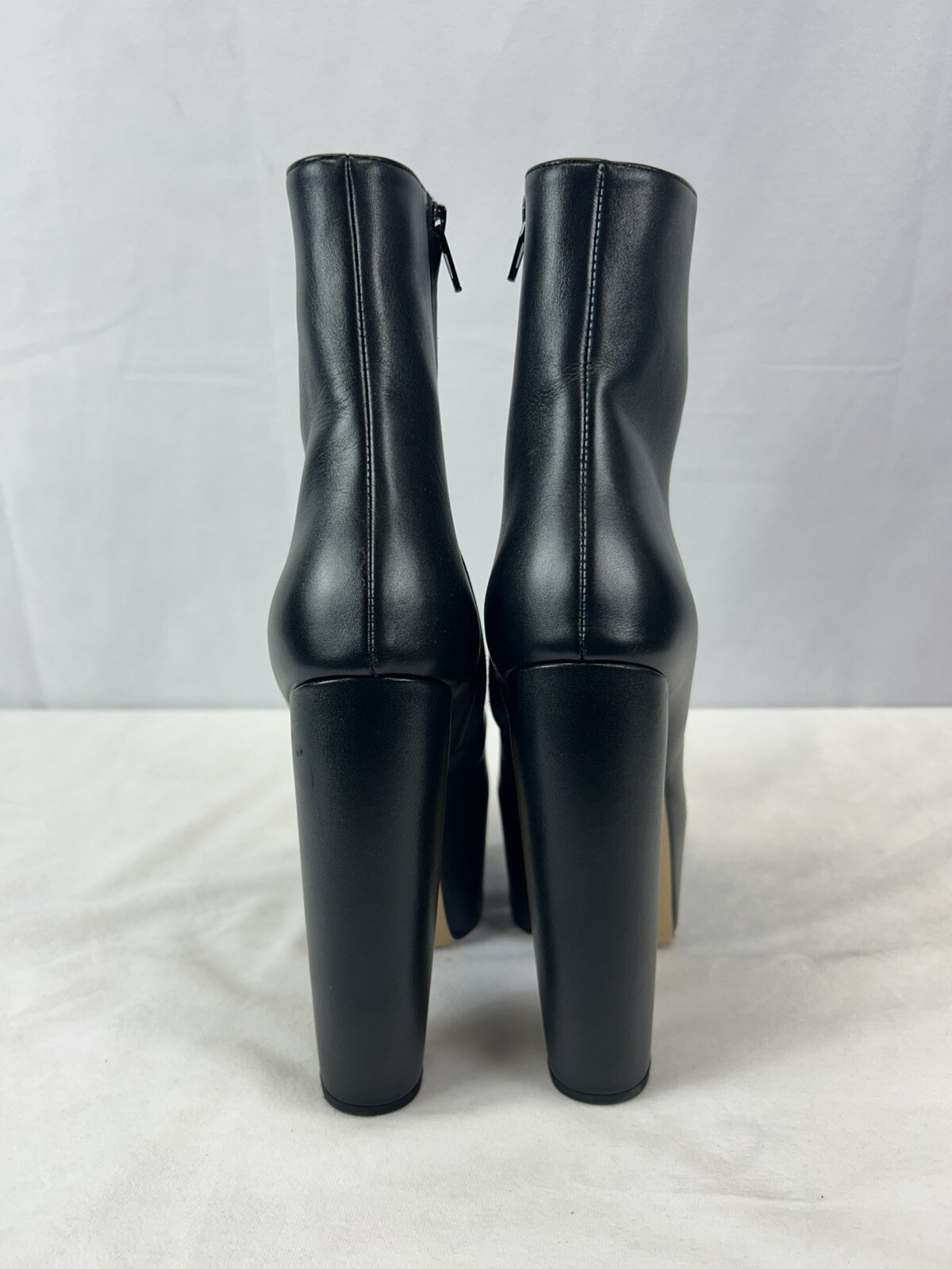 Bottega Veneta - Mostra Leather Platform Ankle Boots in Black Sz US 9 image 7