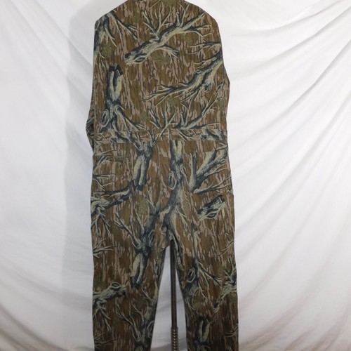 Vintage Mossy Oak Mens XL Tall Full Foliage Coveralls Hunting - Picture 6 of 11