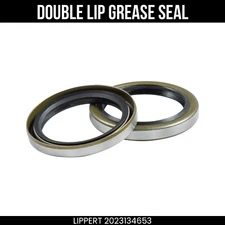 Double Lip Grease Seal for 2200 lb Brake/Idler Hub Assemblies, 1.5 Inch, 2 Pack