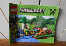 THE FARM instructions booklet manual only for LEGO set 21114 MINECRAFT