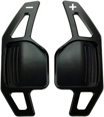 Schaltwippen Shift Paddles passt zu Audi A3 S3 RS3 8P, A4 S4 B7 + B8 Schwarz