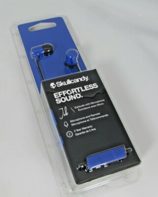 NIB Skullcandy JIB Earbuds - Microphone & Remote - Inline Call & Track Control