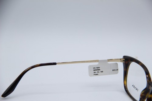 NEW PRADA VPR 3Q PDN-1O1 HAVANA GOLD AUTHENTIC FRAMES EYEGLASSES 54-16 - Picture 3 of 5