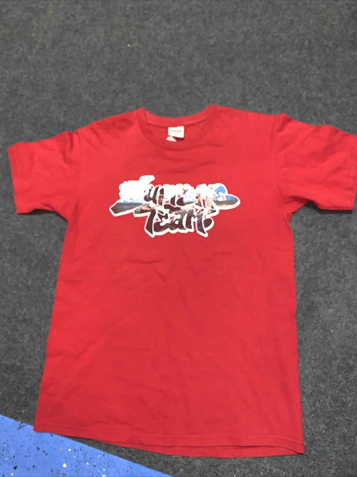 Très rare T shirt moyen SS12 Supreme Team rouge M (OCCASION)