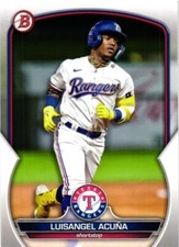 2023 BOWMAN PROSPECTS LUISANGEL ACUNA PAPER BASE BASEBALL CARD #BP-104