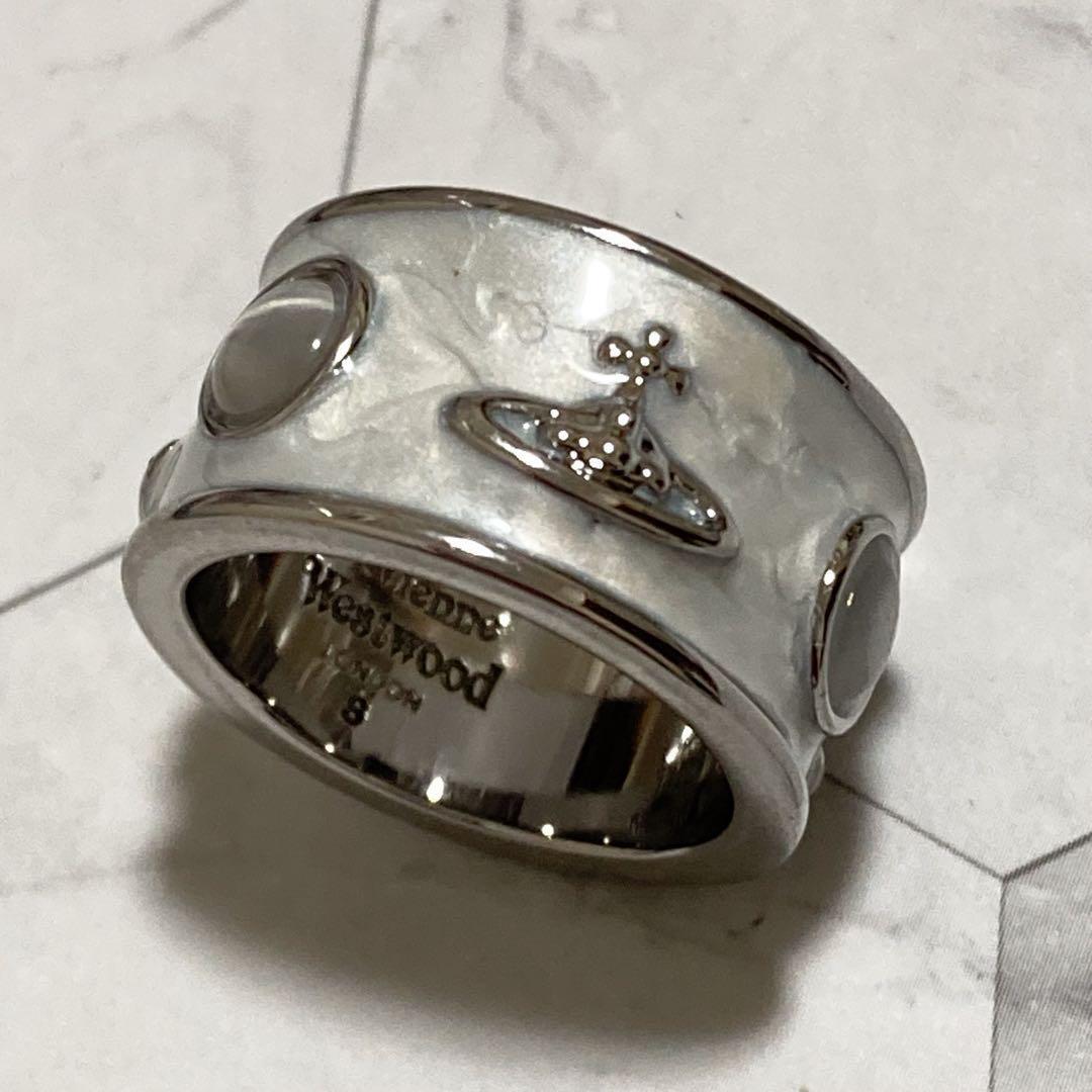 Vivienne Westwood Ring Size 6.5-7 King Silver and Ivory NO Vivienne Westwood Ring Size 6.5-7 King Silver and Ivory NO