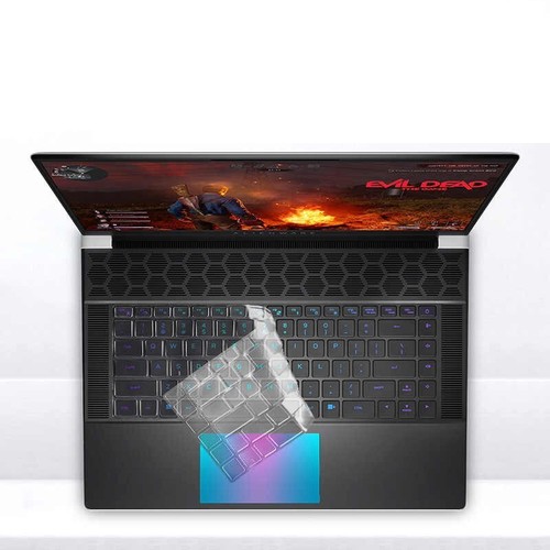 keyboard skin protector for 16" Dell Alienware X16 R2 R1 Gaming Laptop - 第 1/4 張圖片