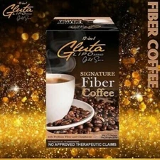 Gluta Lipo Gold Series Fiber Coffee (US Seller) 100% Authentic Expires 11/2026