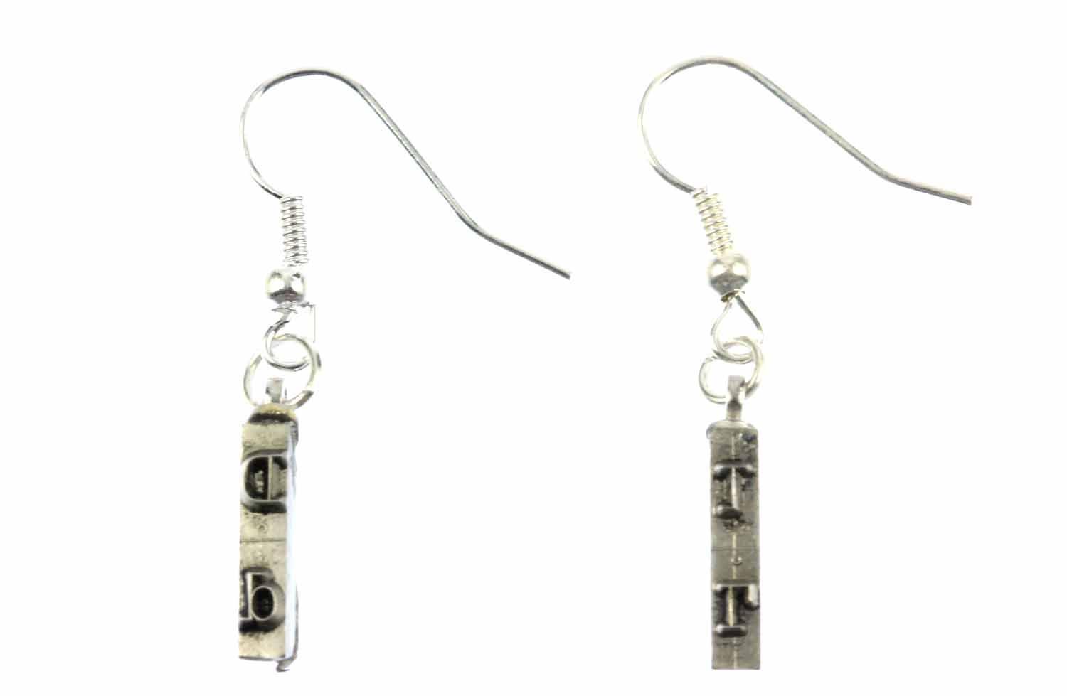 Vintage Typewriter Initials Earrings by Miniblings M+WAHL