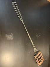 Vintage Camping 3 Hot Dog Roaster BBQ Campfire Picnic Backyard Long Handle 23"