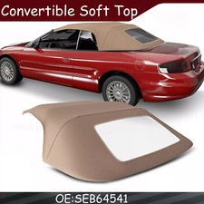 1x Sandalwood Convertible Soft Top For Chrysler Sebring 1996 1997-2006 Seb64541 1x Sandalwood Convertible Soft Top For Chrysler Sebring 1996 1997-2006 Seb64541