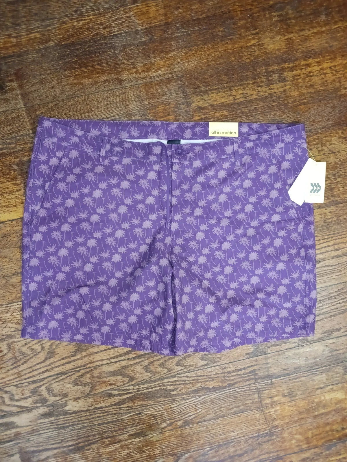 NWT- Men's Hybrid Shorts Purple, Size: Small