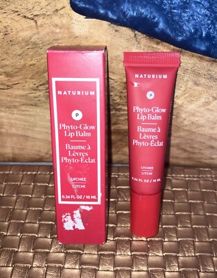 NIB Naturium Phyto Glow Tinted Lip Balm (LYCHEE) 0.34oz / 10mL Sheer Red  